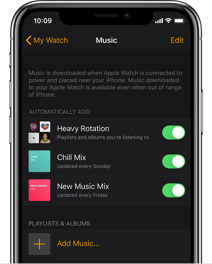 Can you download music from spotify to apple watch online